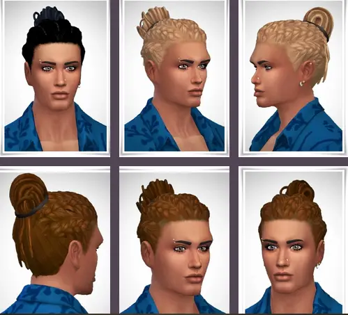 Birksches sims blog: Jacob Hair for Sims 4