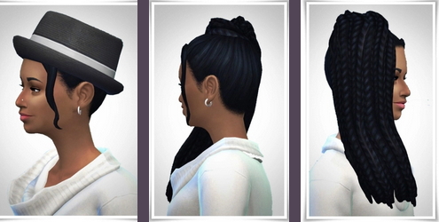 Birksches sims blog: Calie Hair for Sims 4