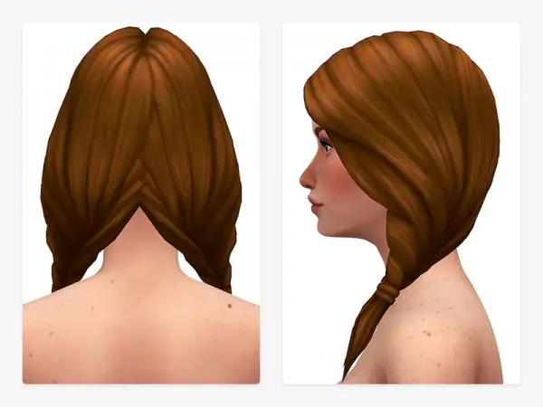 The Sims Resource: Randa Hair by Nords for Sims 4