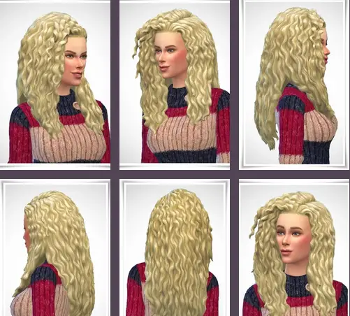 Birksches sims blog: Nicole Hair for Sims 4