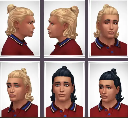 Birksches sims blog: Mateo Hair for Sims 4