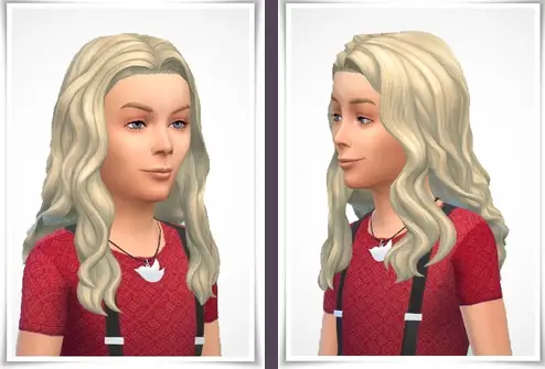 Birksches sims blog: Little Leslie Hair for Sims 4