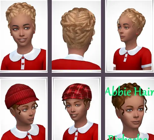 Birksches sims blog: Abbie Hair for Sims 4