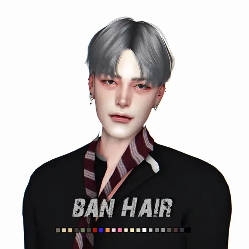 Lemon: Ban Hair for Sims 4