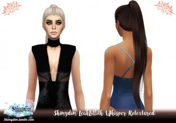 The Sims Resource: LeahLillith`s Whisper Hair Retextured for Sims 4
