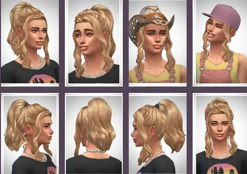 Birksches sims blog: Kara Hair for Sims 4