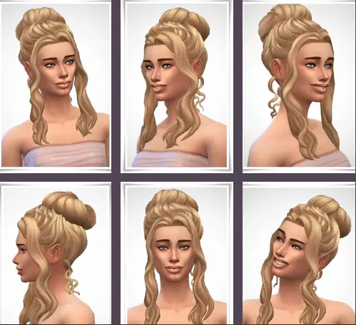 Birksches sims blog: Ashley Hair for Sims 4