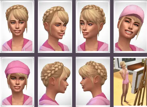 Birksches sims blog: Charlotte Braids for Sims 4