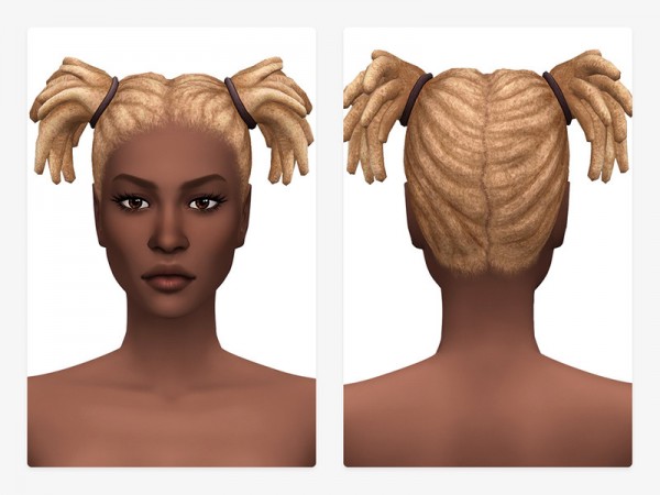 The Sims Resource: Dede Hair by Nords for Sims 4