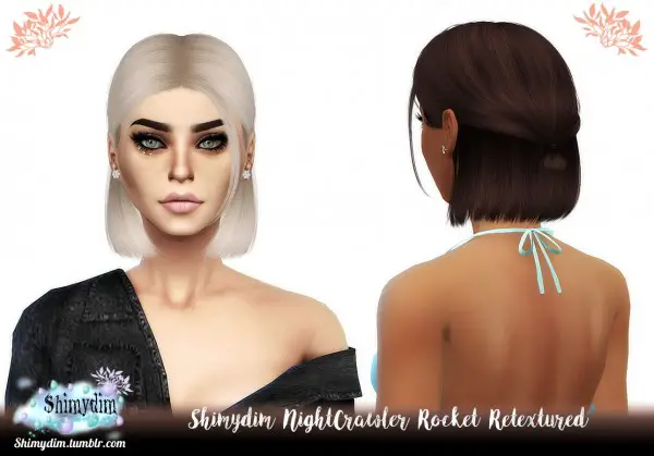 Shimydim: NightCrawler`s Rocket Hair retextured for Sims 4