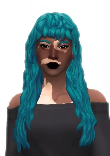 Simandy: Fiery Hair for Sims 4