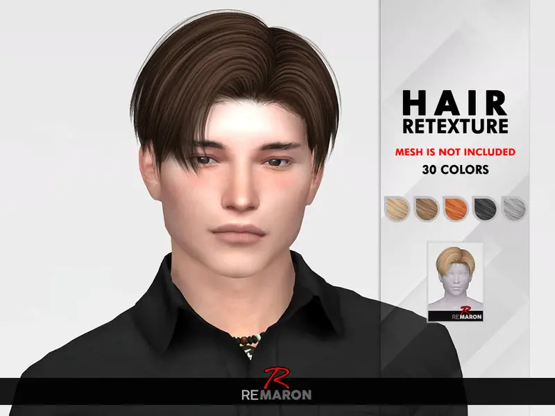 Sims 4 Hairs ~ The Sims Resource: Leon Hair Retextured by Remaron