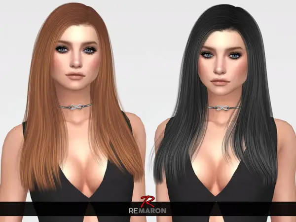 The Sims Resource: Elia Hair Retextured by remaron for Sims 4
