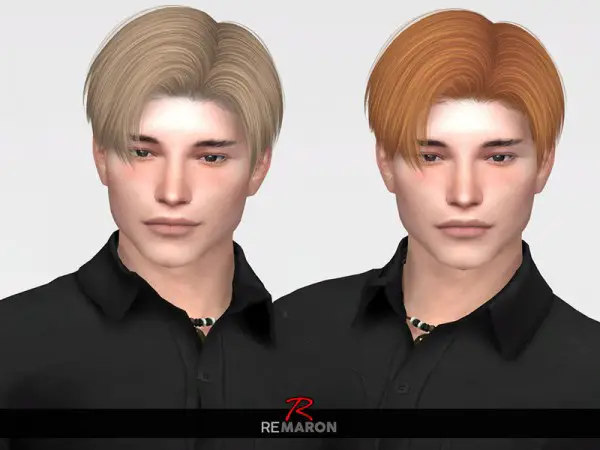 The Sims Resource: Leon Hair Retextured by Remaron for Sims 4