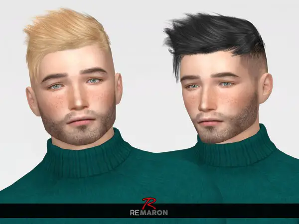 The Sims Resource: TZ0224 Hair Retextured by Remaron for Sims 4
