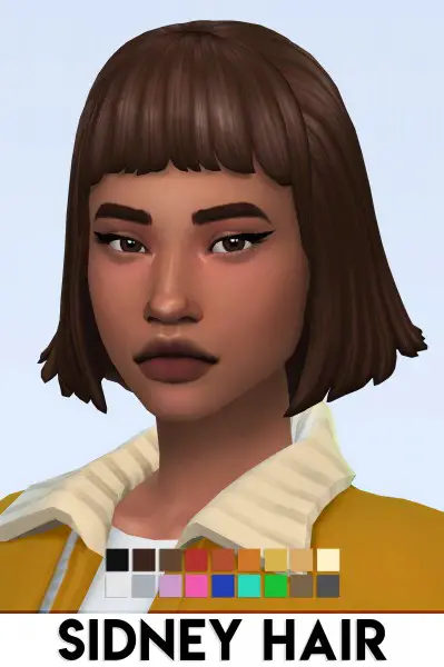 IMVikai: Sidney Hair for Sims 4