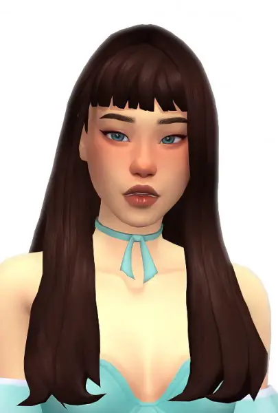 Simandy: Minty Hair for Sims 4