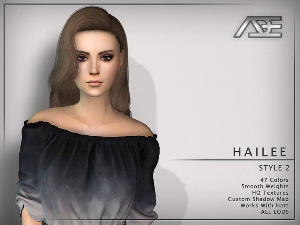 The Sims Resource: Hailee Style 2 by Ade Darma for Sims 4