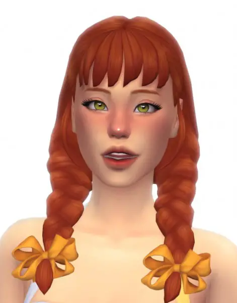 Simandy: Banana Hair for Sims 4