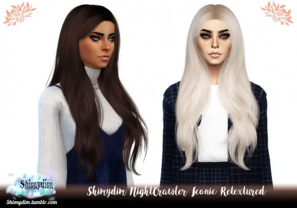 Shimydim: Nightcrawler`s Iconic Hair Retextured for Sims 4