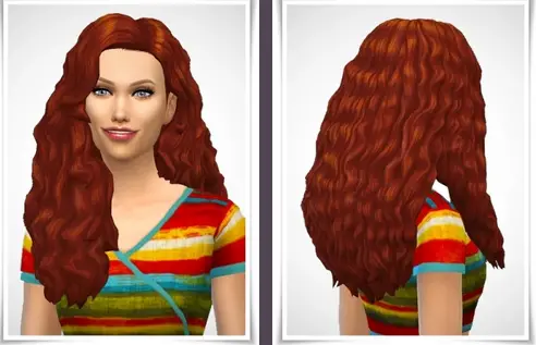 Birksches sims blog: Tirza Hair for Sims 4