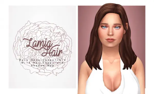 Isjao: Lamia Hair for Sims 4
