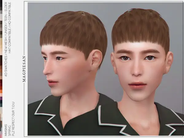 The Sims Resource: Spring Hair by magpiesan for Sims 4