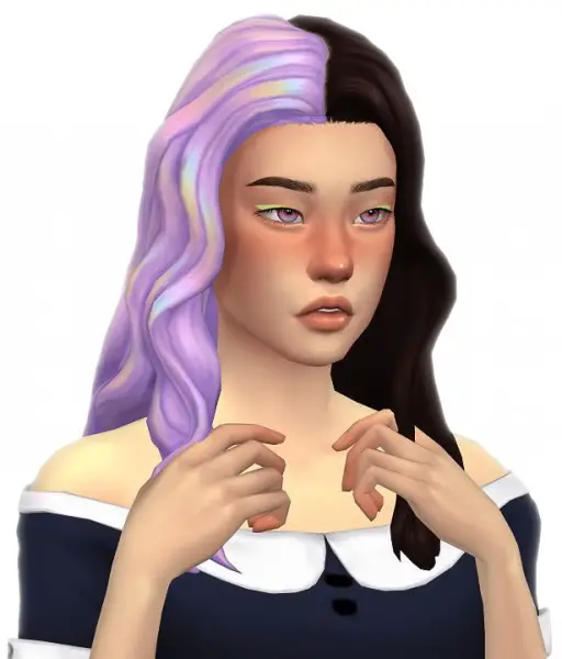 Simandy: Holo Hair for Sims 4