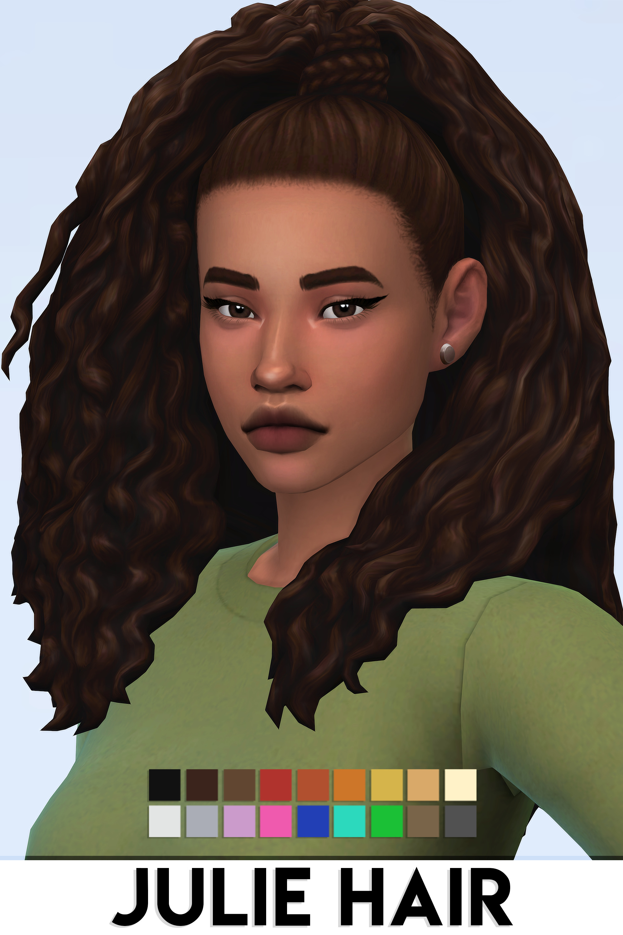 IMVikai: Julie Hair - Sims 4 Hairs