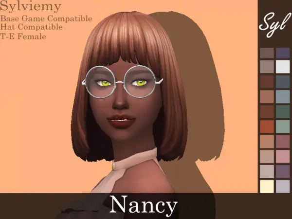 The Sims Resource: Nancy Hair Set by Nancy Hair Set for Sims 4