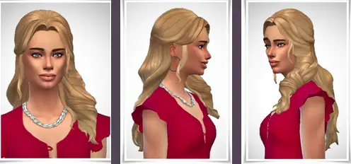 Birksches sims blog: Liana Hair for Sims 4