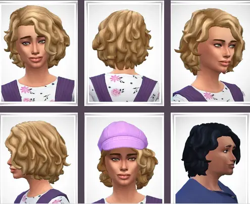 Birksches sims blog: Nicky Hair for Sims 4