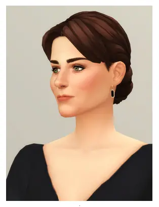 Rusty Nail: Kate Hair III V2 for Sims 4