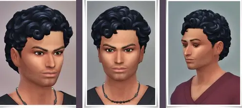 Birksches sims blog: Sendhil Hair for Sims 4