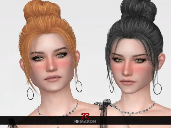 The Sims Resource: Impulse Hair Retextured by remaron for Sims 4