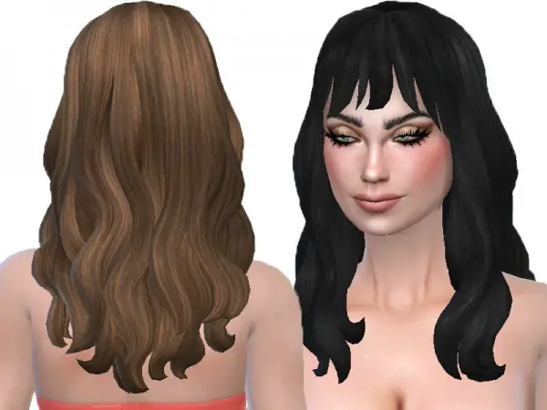 The Sims Resource: Ombre hair recolor by TrudieOpp for Sims 4