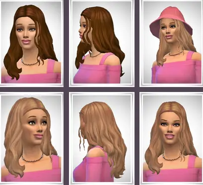 Birksches sims blog: Skylar Hair for Sims 4