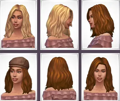 Birksches sims blog: Griet Hair for Sims 4