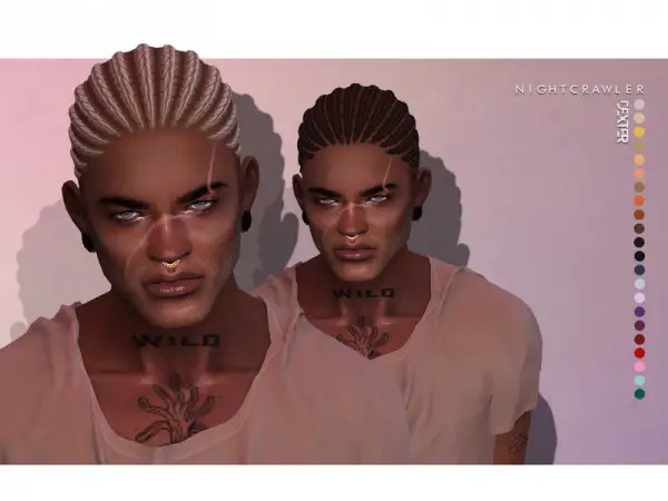 The Sims Resource: Dexter Hair by Nightcrawler for Sims 4