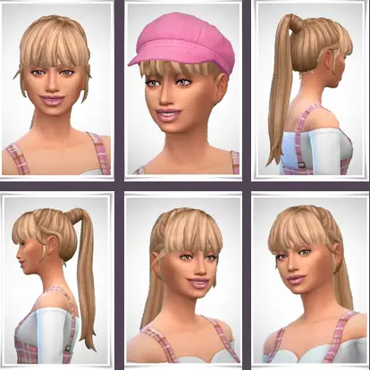 Birksches sims blog: Philippa Hair for Sims 4