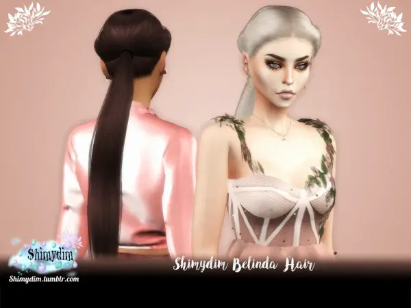 Shimydim: Belinda Hair for Sims 4
