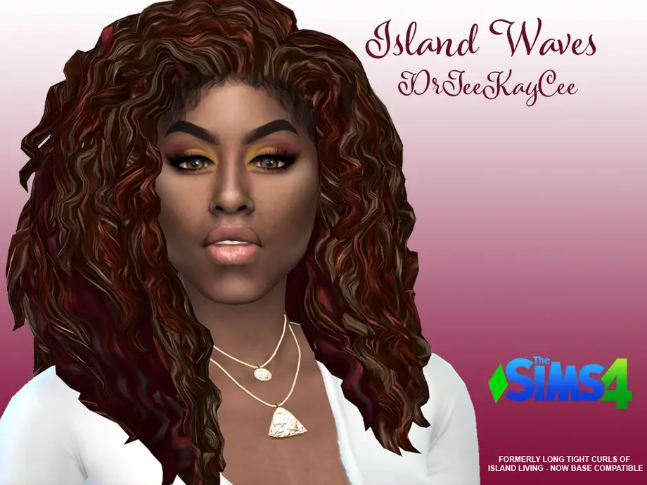 The Sims Resource Island Waves Hair By Drteekaycee Sims 4 Hairs