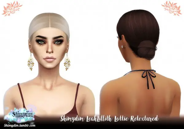 Shimydim: LeahLillith`s Lottie Hair Retextured for Sims 4