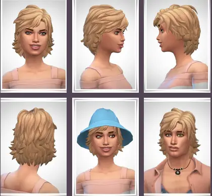 Birksches sims blog: Robby Hair for Sims 4