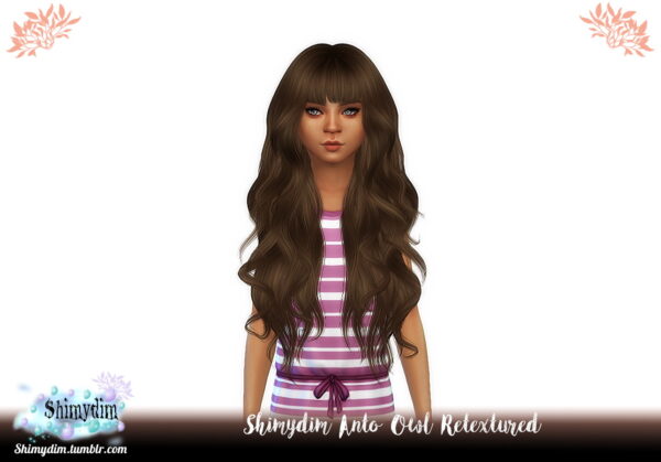 Shimydim: Anto`s Owl Hair Retextured for Sims 4
