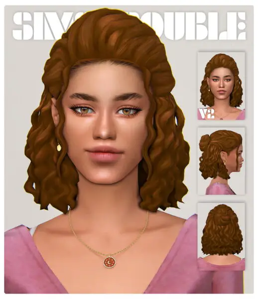 Simstrouble: Andra Hair for Sims 4