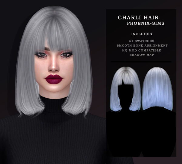 Phoenix Sims: Karli Hair and Charlie hair for Sims 4