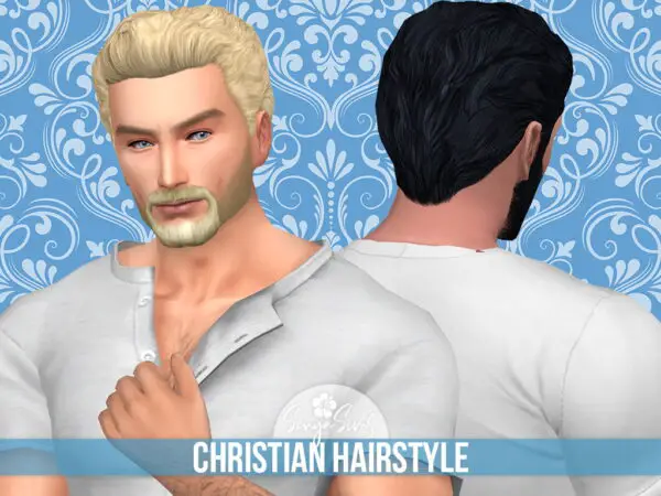 Mod The Sims: Christian Hair by SonyaSimsCC for Sims 4