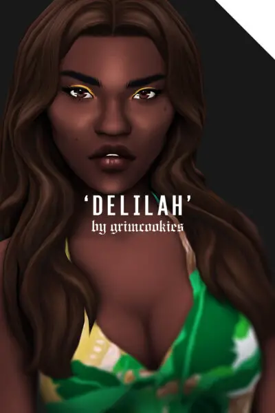 Grimcookies: Deliliah hair for Sims 4