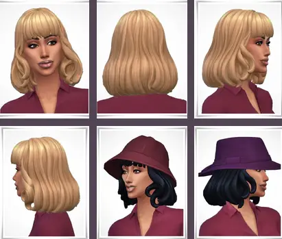 Birksches sims blog: Franceska Hair for Sims 4